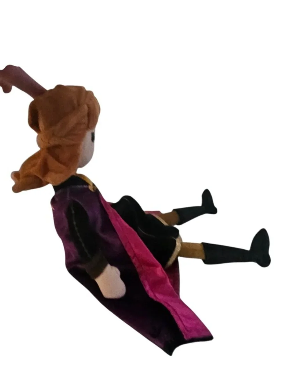 TY Sparkle Frozen Anna Doll Princess Disney Black Dress 16